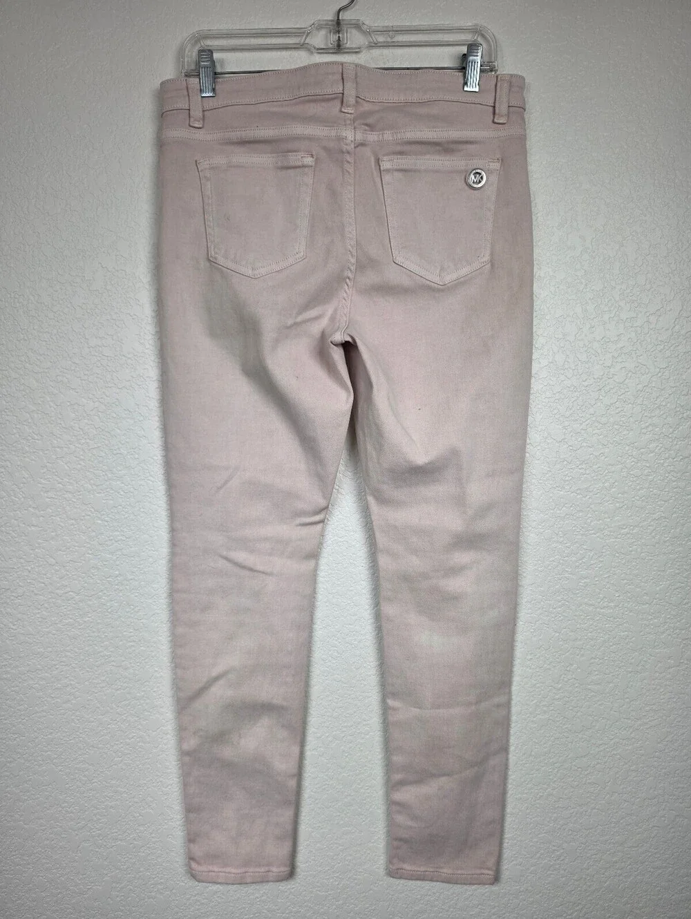 Michael Kors Izzy Skinny Jeans in Light Pink Size 10